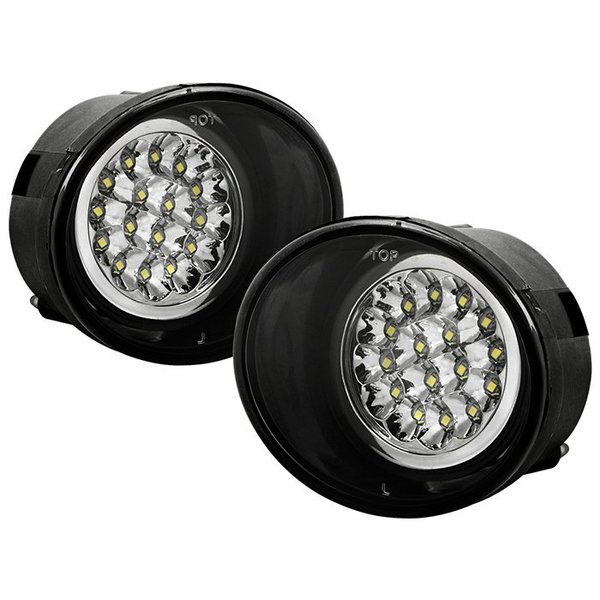 Spyder Automotive 04-12 TITAN/ARMADA LED FOG LIGHTS W/SWITCH-CLEAR 5015747
